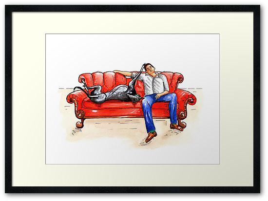 Greyhound Art Print, Greyhound Gifts