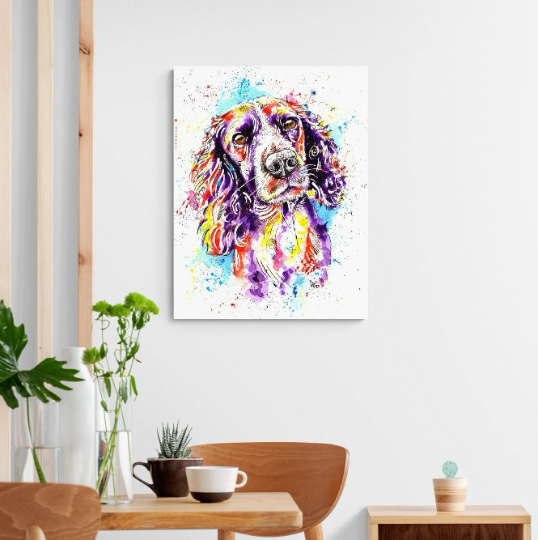 spaniel print spaniel gifts spaniel art print spaniel artwork spaniel art