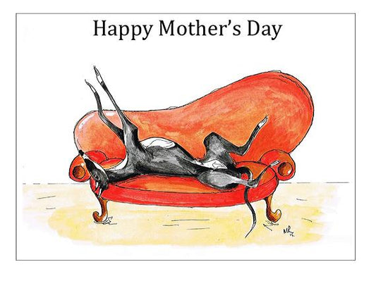 Whippet Mothers Day Cards
