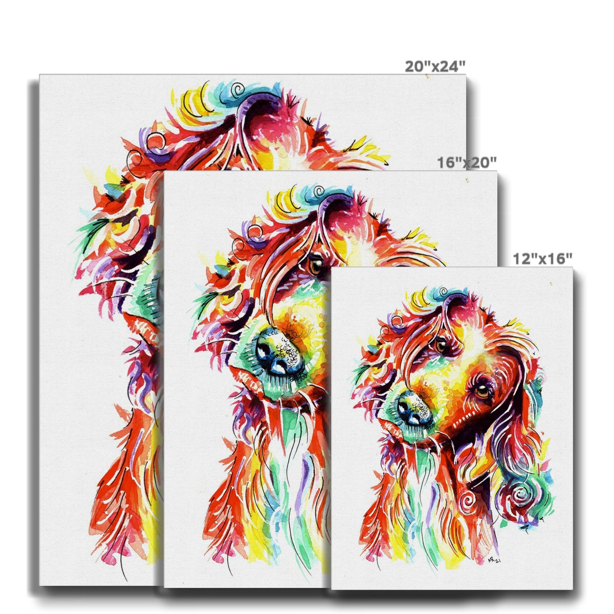 Cocker Spaniel Stretched Canvas