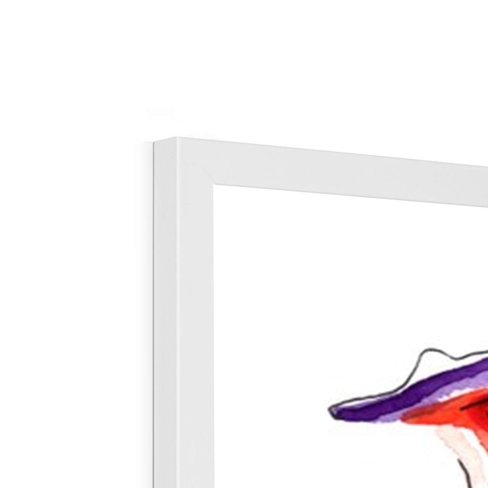 Framed Greyhound Prints close up