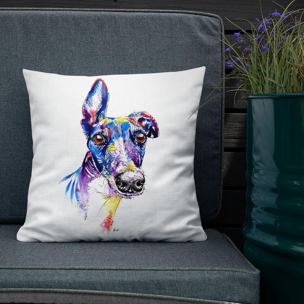 Greyhound & Whippet Cushion