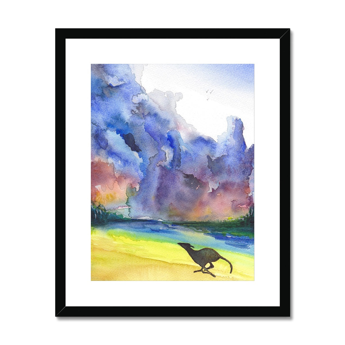 Greyhound Framed & Mounted Print