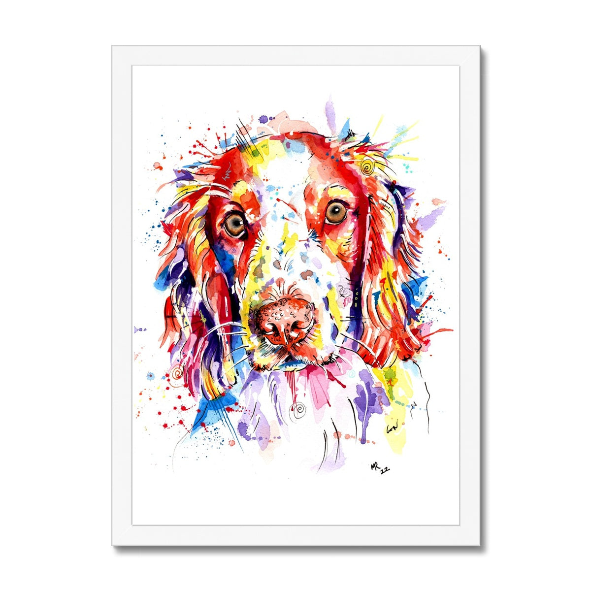 spaniel print spaniel gifts spaniel art print spaniel artwork spaniel art