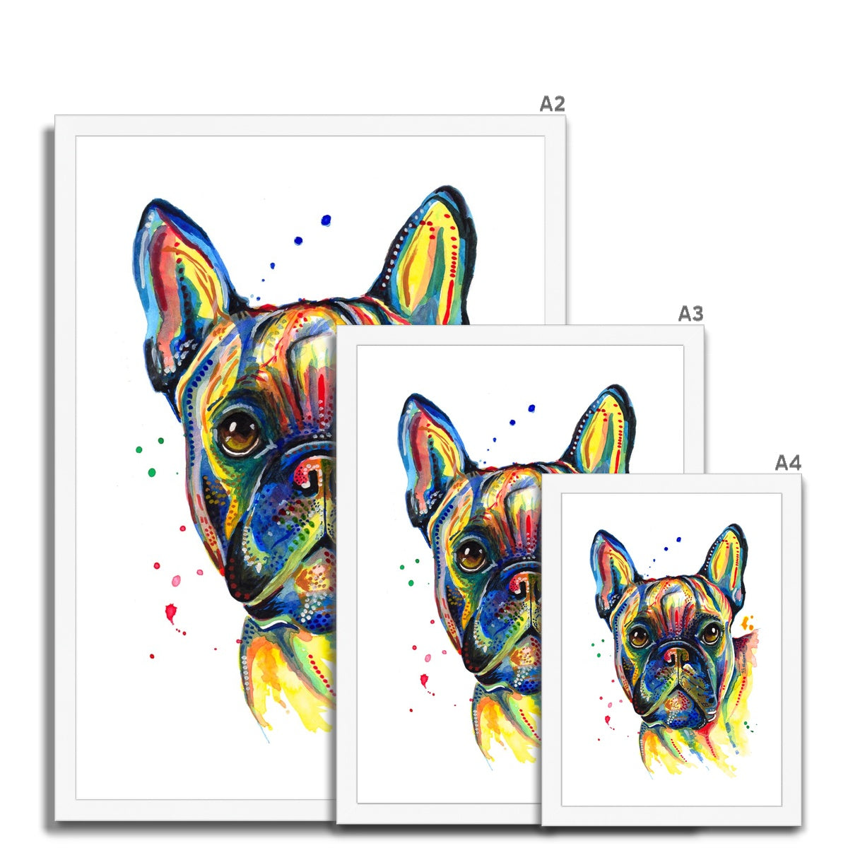 French BUlldog prints gifts