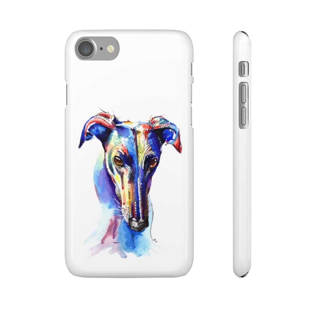 Greyhound Phone Cases - 'Who Could Say No'
