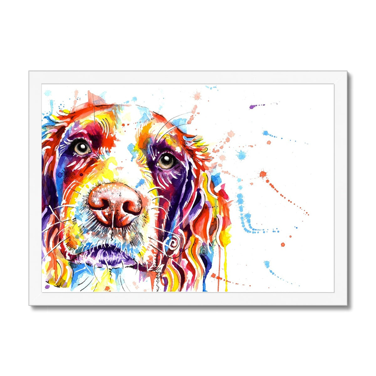spaniel print spaniel gifts spaniel art print spaniel artwork spaniel art