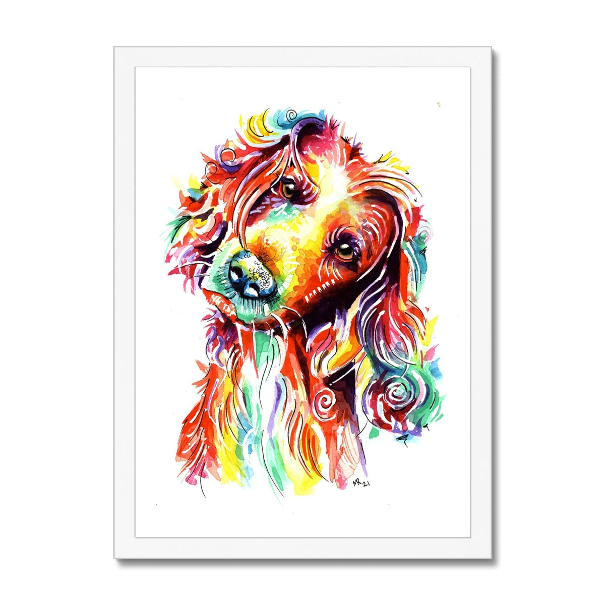 spaniel print spaniel gifts spaniel art print spaniel artwork spaniel art
