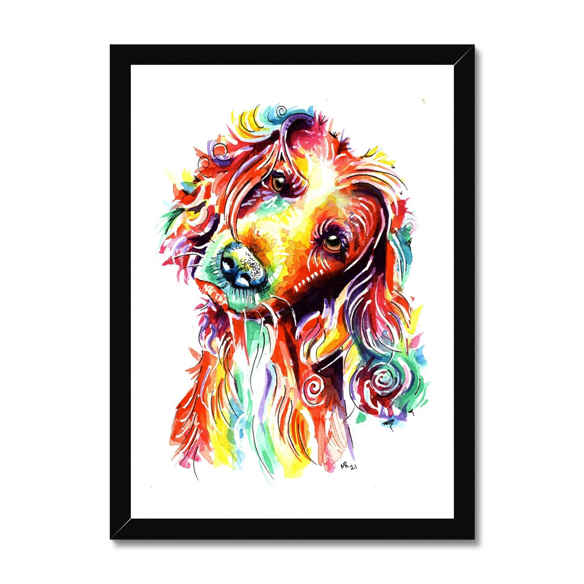 spaniel print spaniel gifts spaniel art print spaniel artwork spaniel art