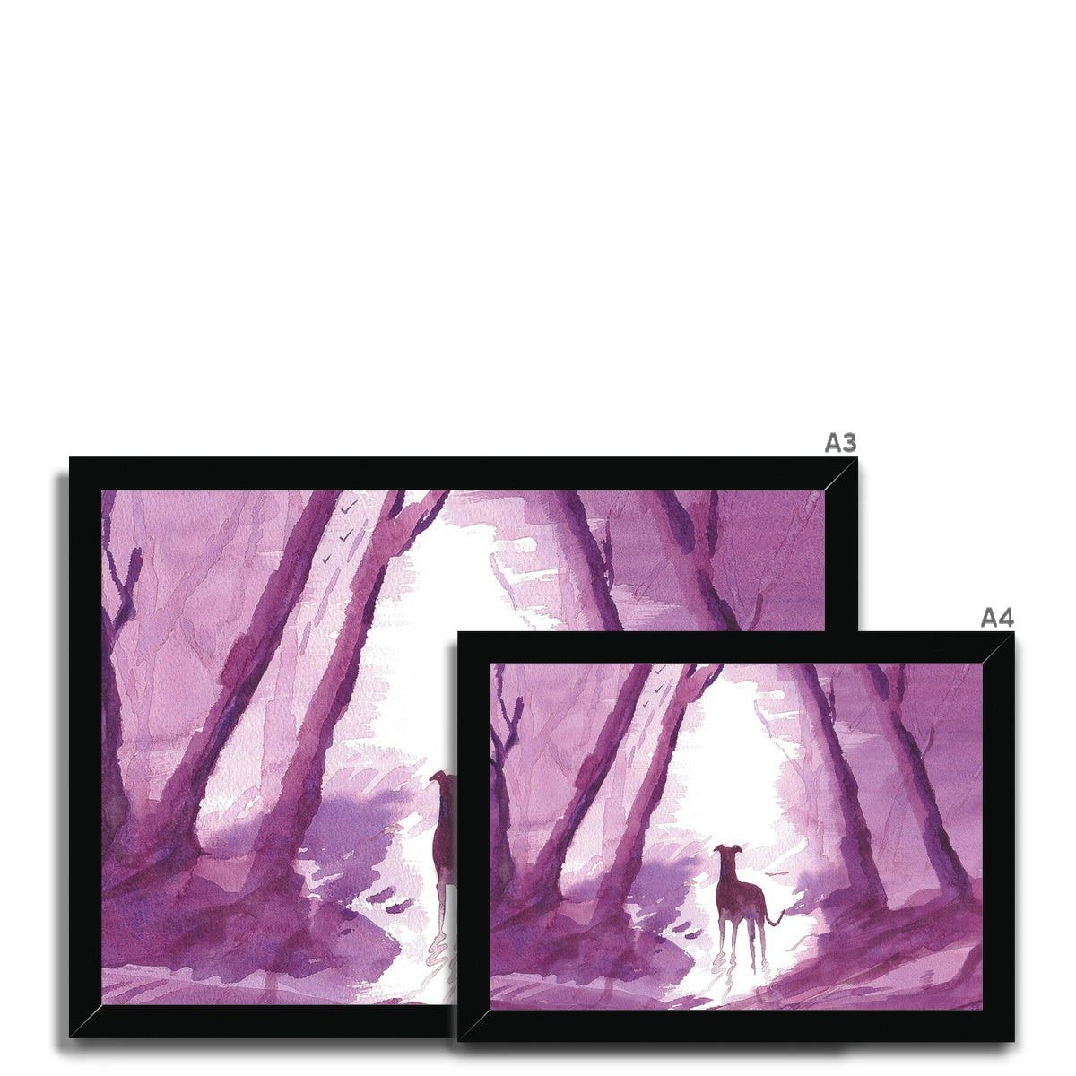 Greyhound Framed Artwork