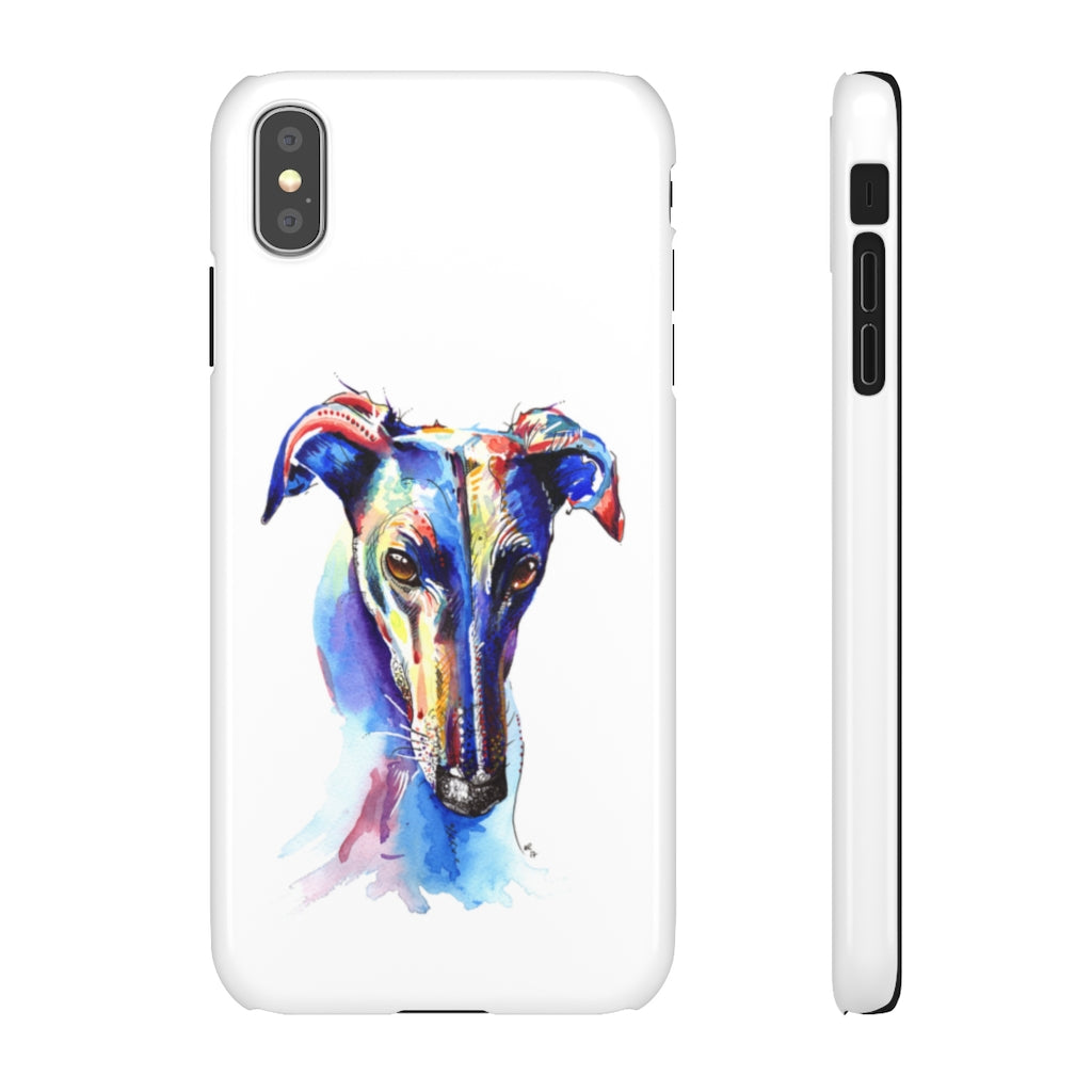 Greyhound Phone Cases - 'Who Could Say No'