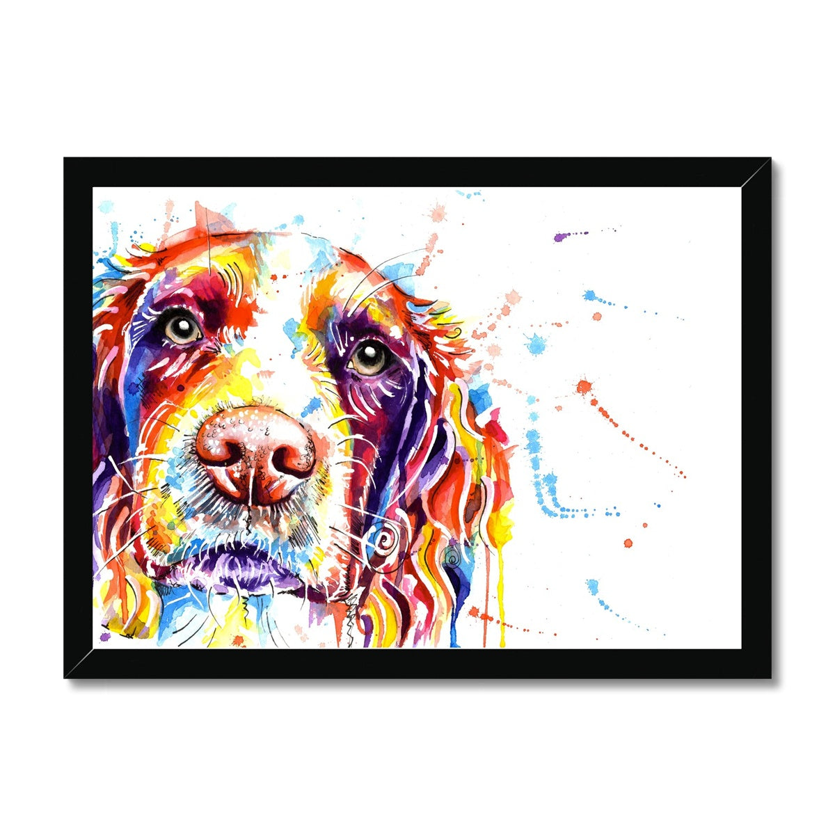 spaniel print spaniel gifts spaniel art print spaniel artwork spaniel art