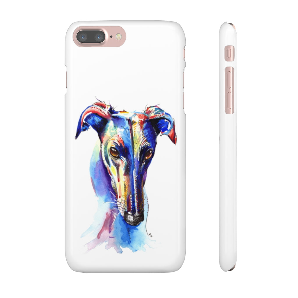 Greyhound Phone Cases - 'Who Could Say No'