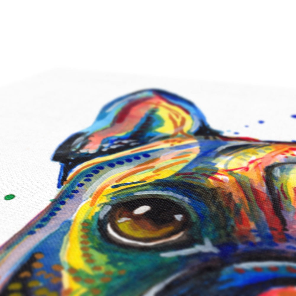 french bulldog canvas art