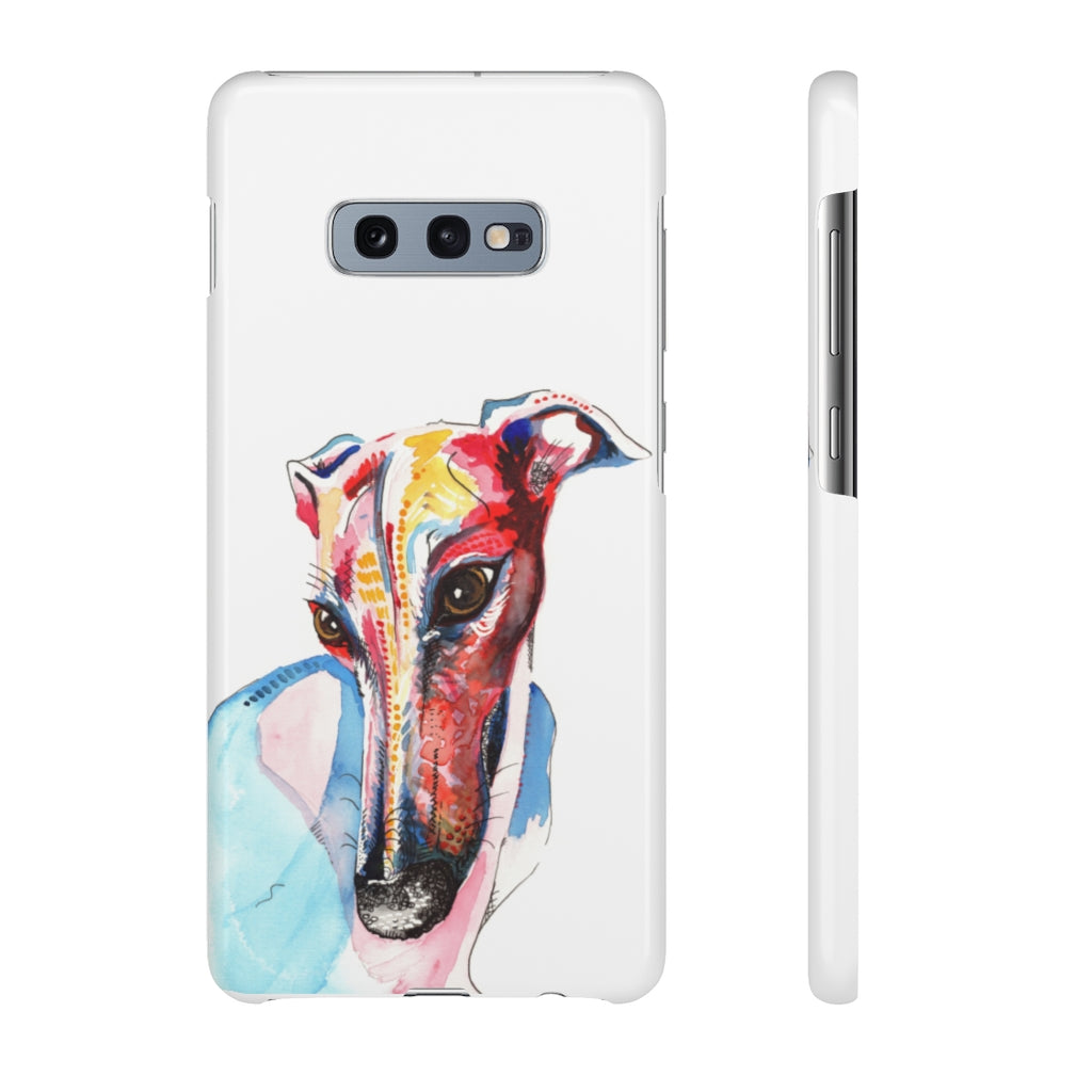 Greyhound Snap Phone Cases - 'Hello!'