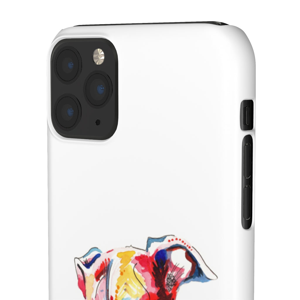 Greyhound Snap Phone Cases - 'Hello!'