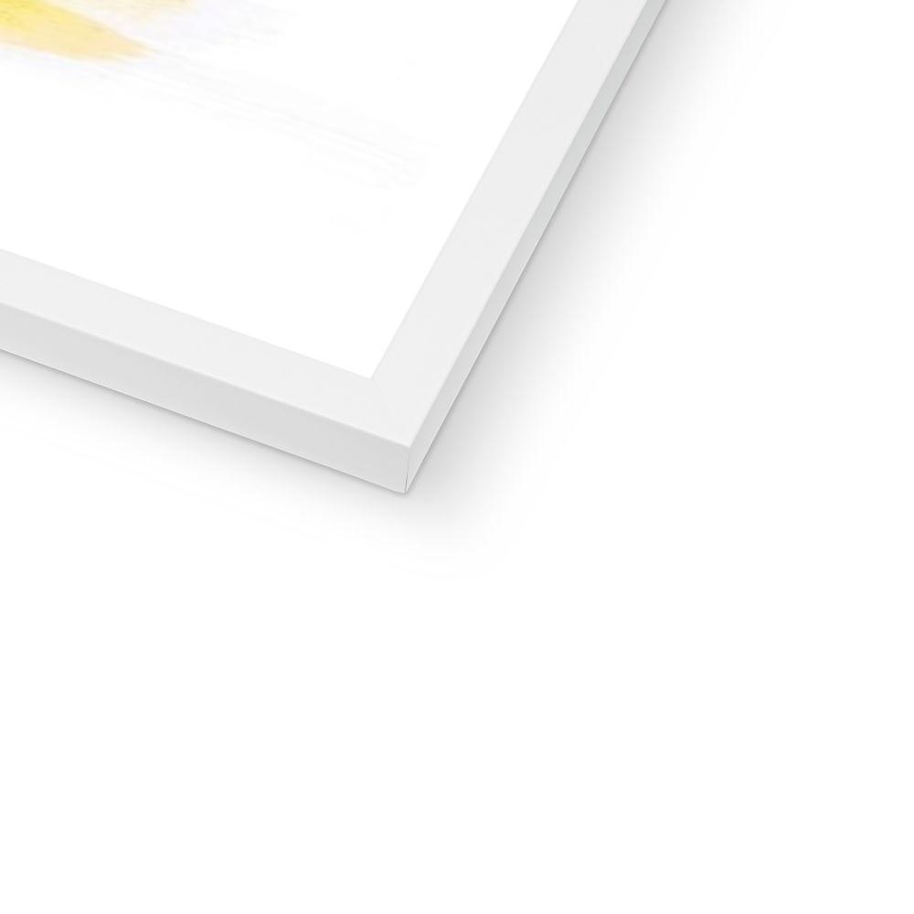 framed print greyhound close up