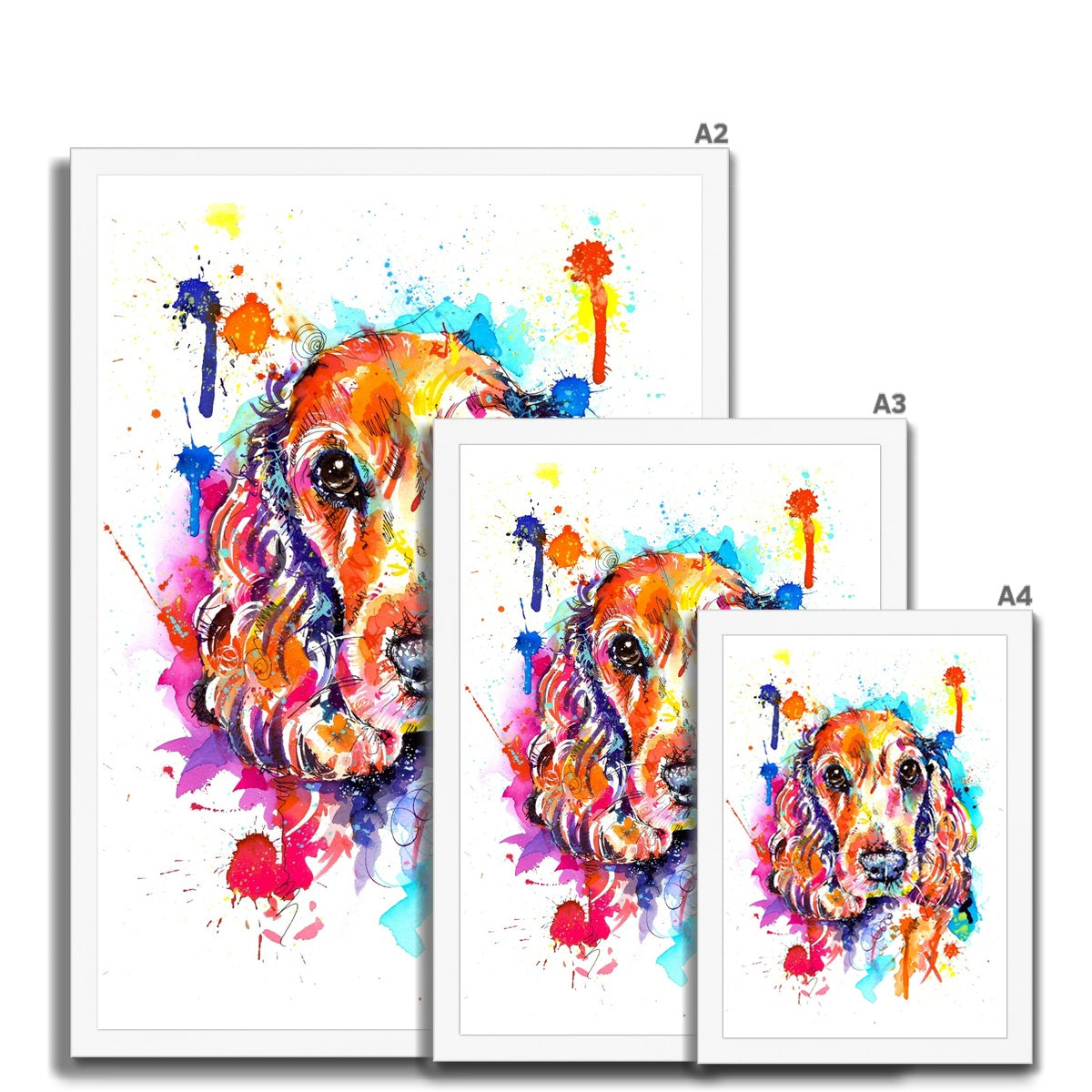 spaniel print spaniel gifts spaniel art print spaniel artwork spaniel art