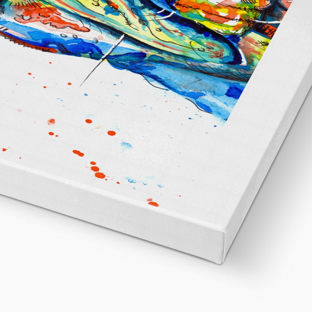 British Bulldog Canvas Prints