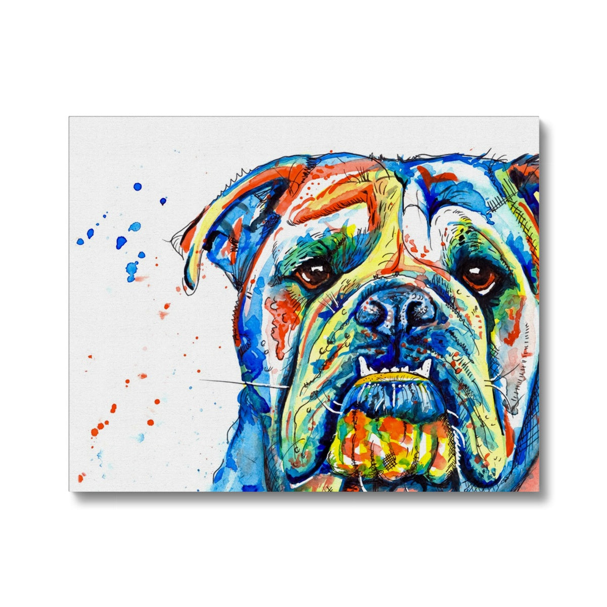 British Bulldog Canvas Prints