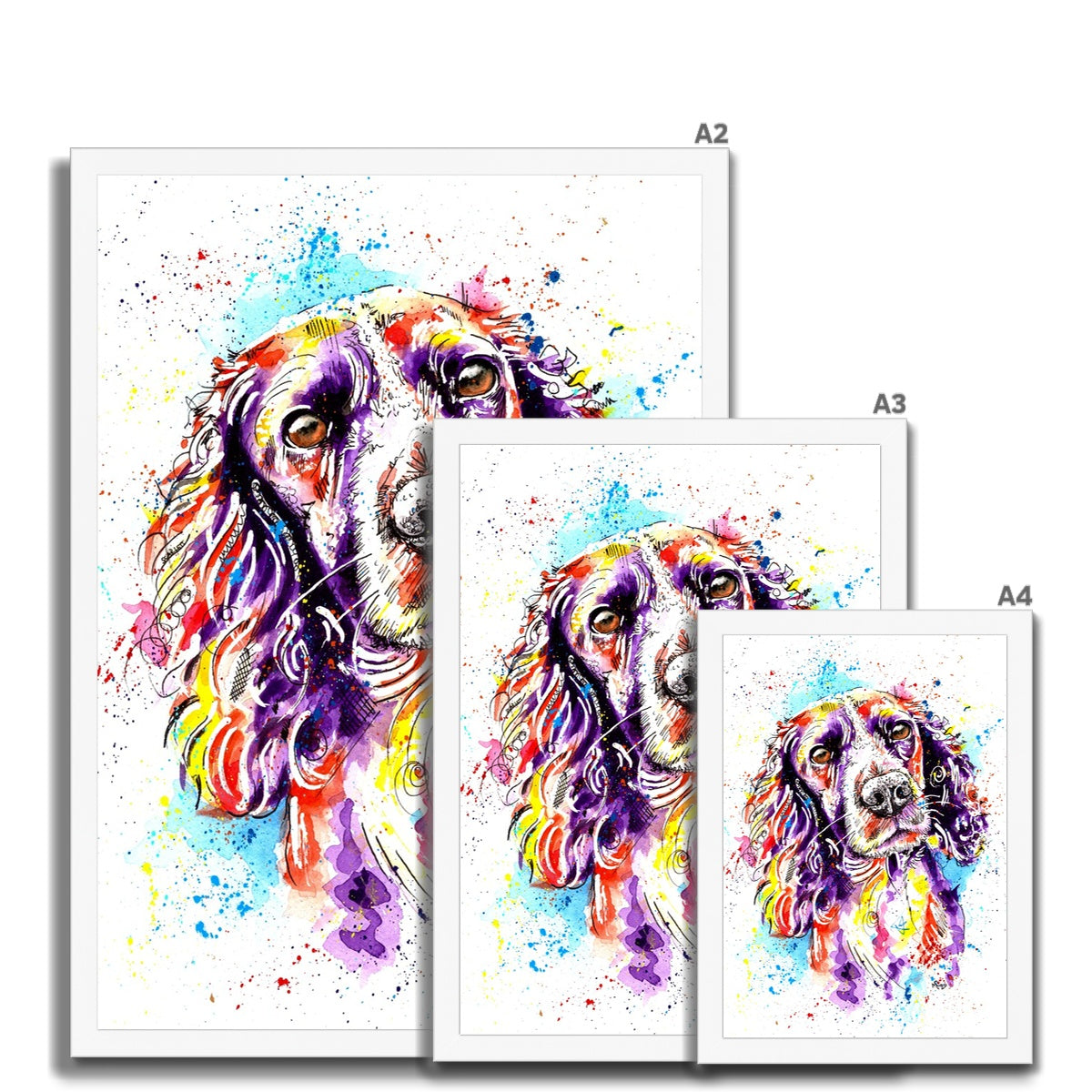 spaniel print spaniel gifts spaniel art print spaniel artwork spaniel art