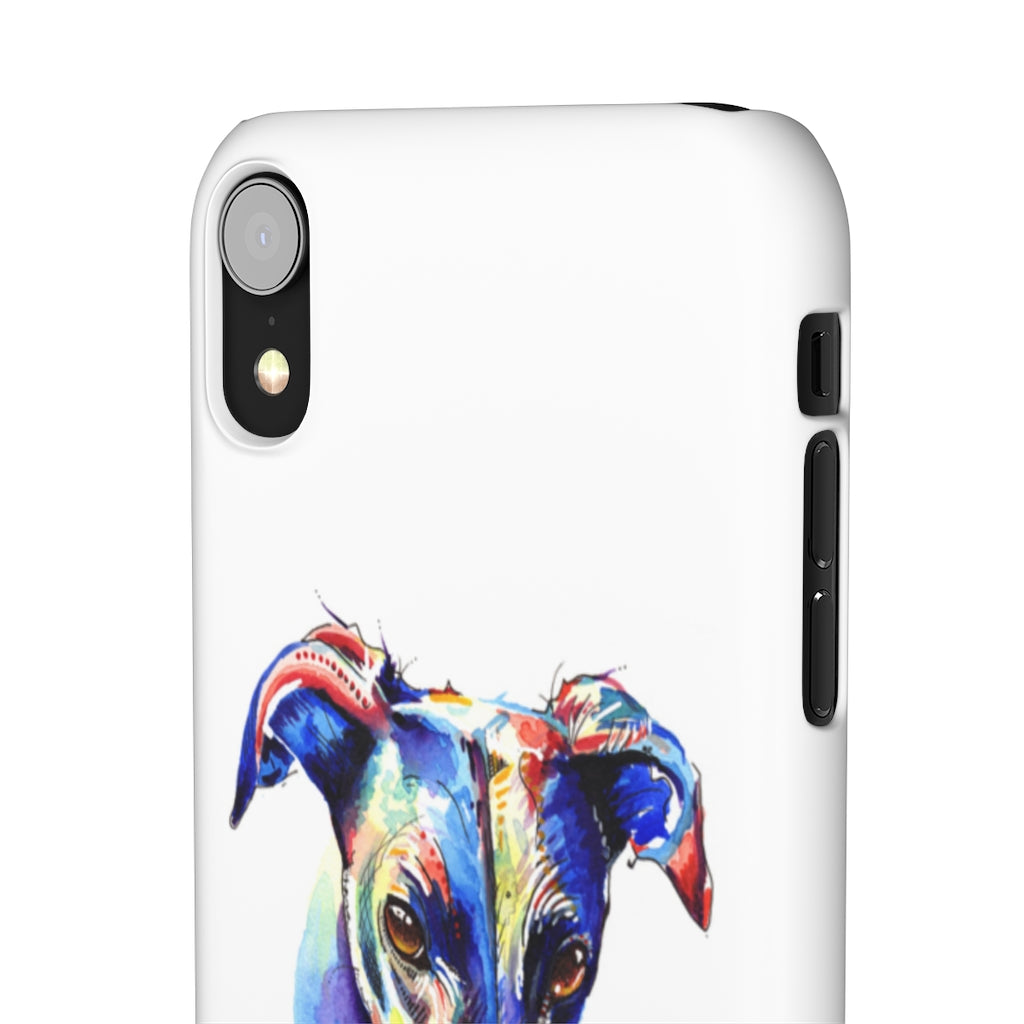 Greyhound Phone Cases - 'Who Could Say No'