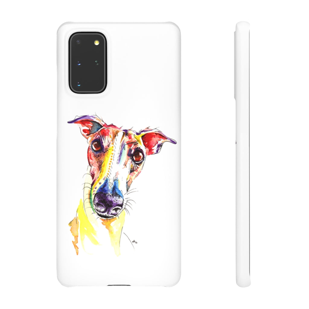 Greyhound Snap Phone Cases - 'Roxy'