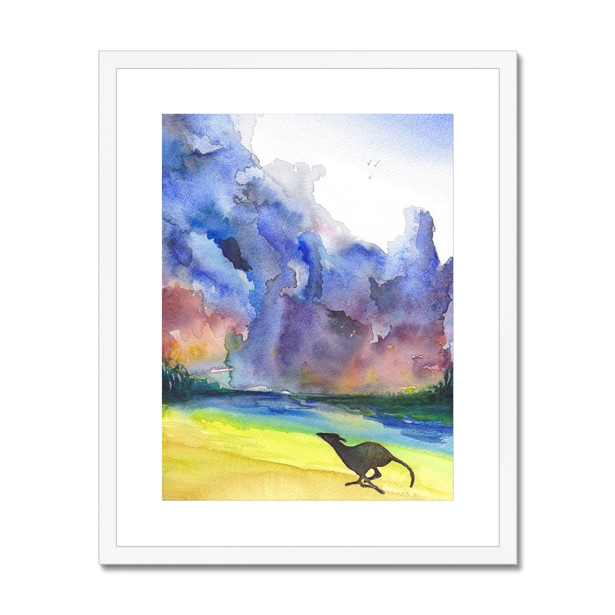 Greyhound Framed & Mounted Print
