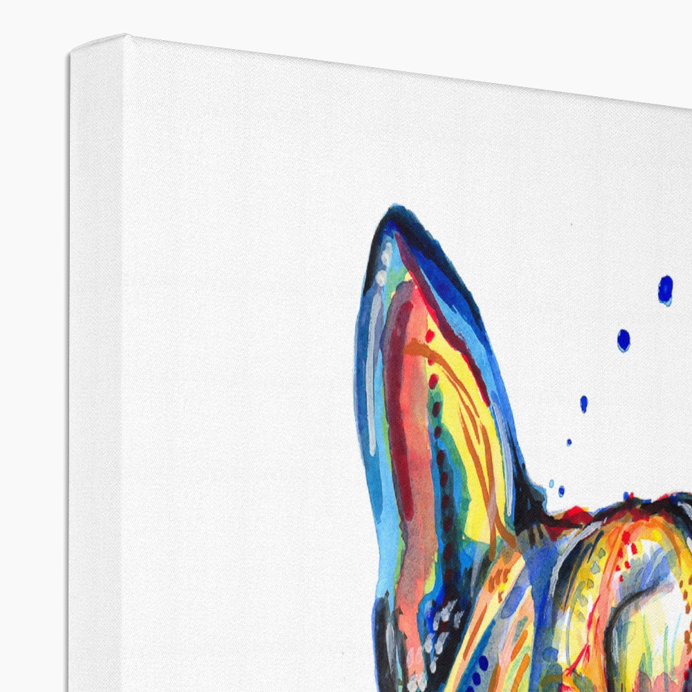 french bulldog canvas art