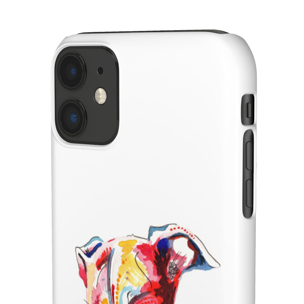 Greyhound Snap Phone Cases - 'Hello!'