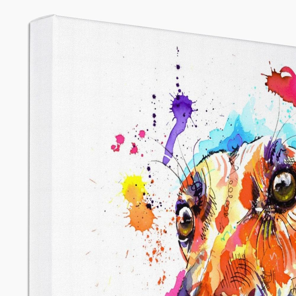 Greyhound Canvas Print Wall Art top view