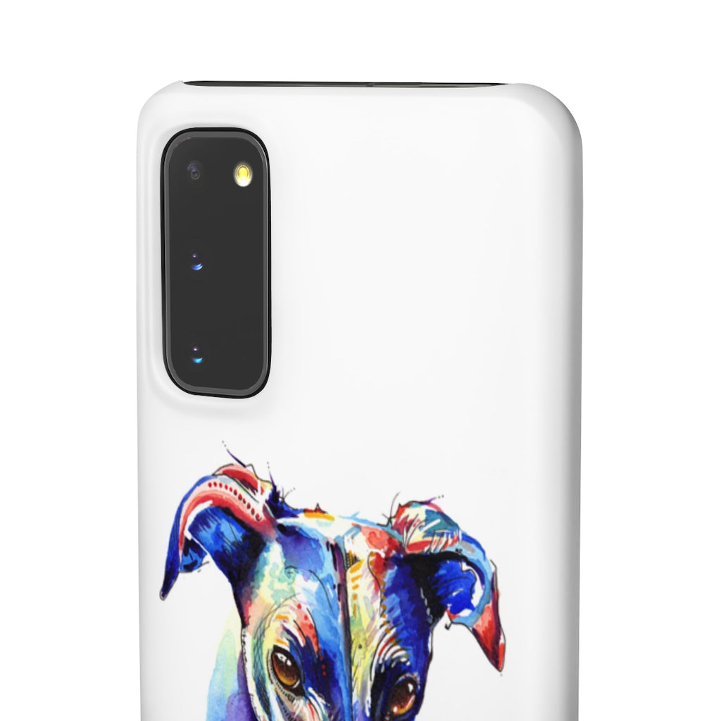 Greyhound Phone Cases - 'Who Could Say No'