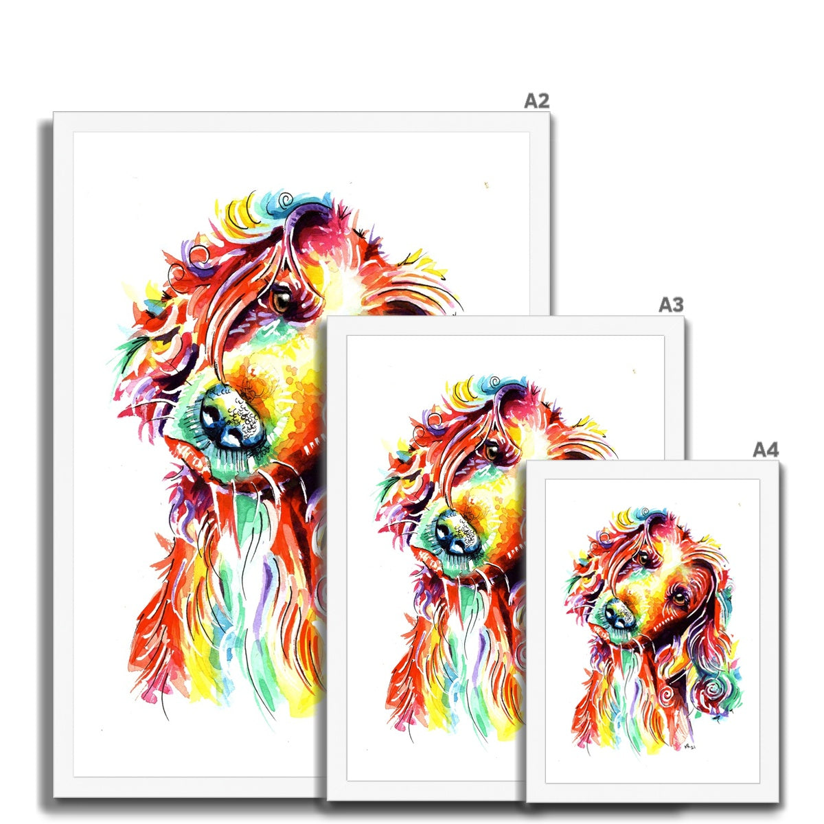 spaniel print spaniel gifts spaniel art print spaniel artwork spaniel art