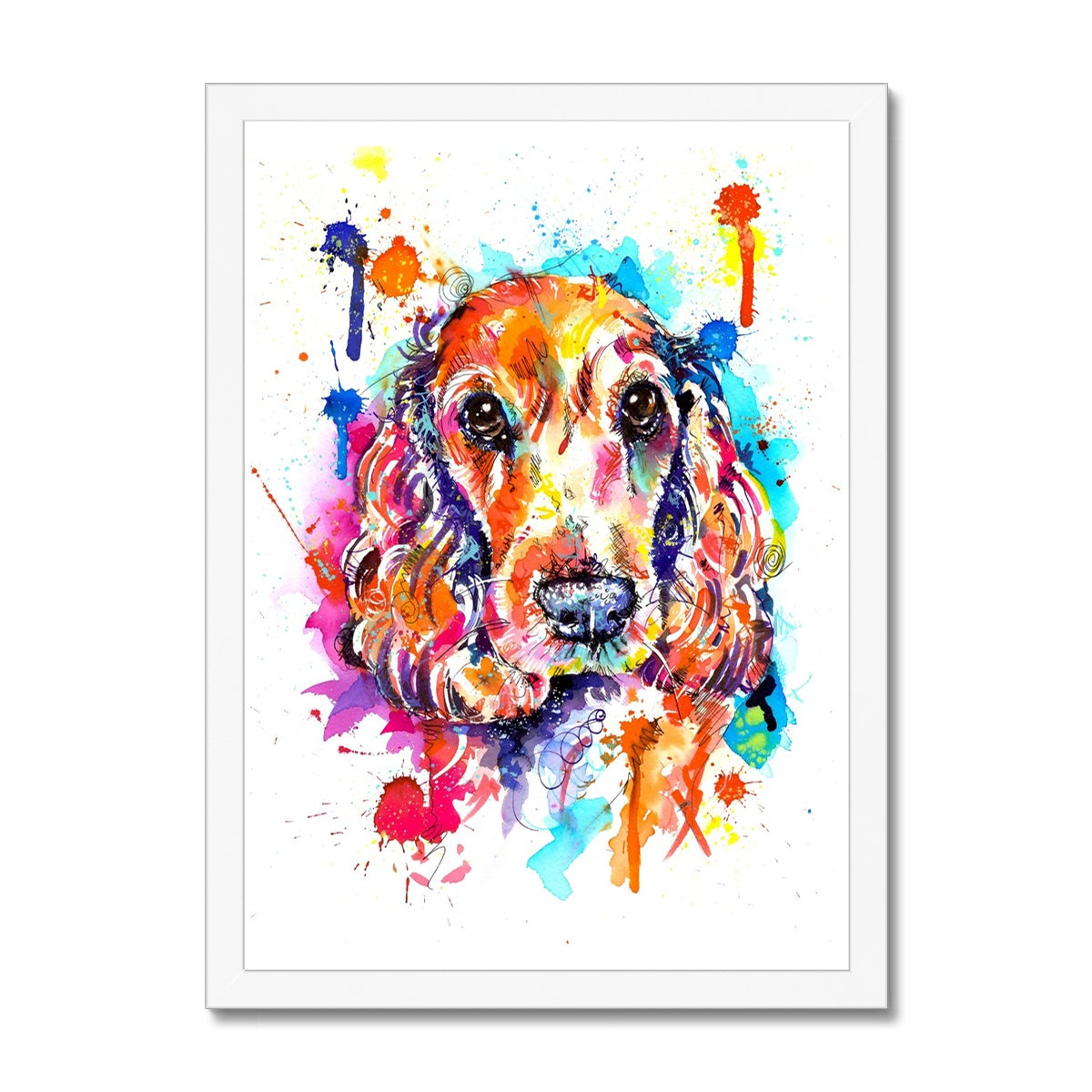 spaniel print spaniel gifts spaniel art print spaniel artwork spaniel art