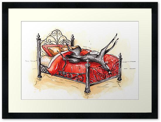 Lurcher Art Prints