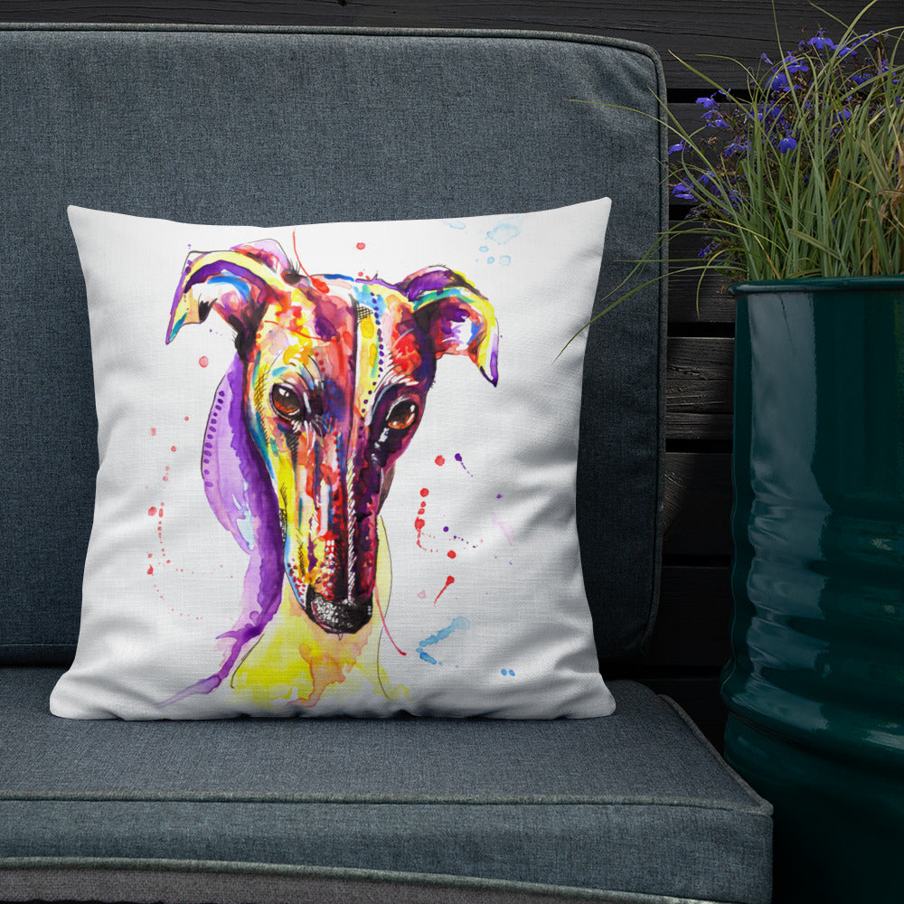 Greyhound & Whippet Cushion