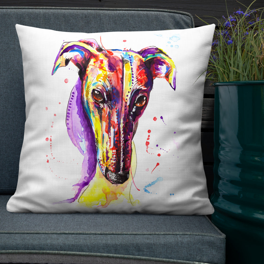 Greyhound & Whippet Cushion