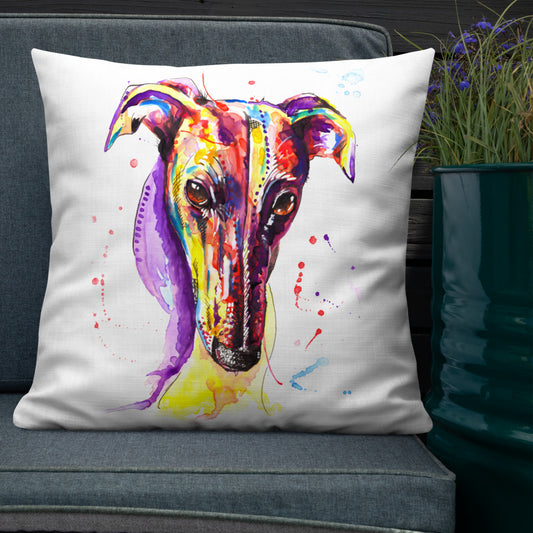 Greyhound & Whippet Cushion