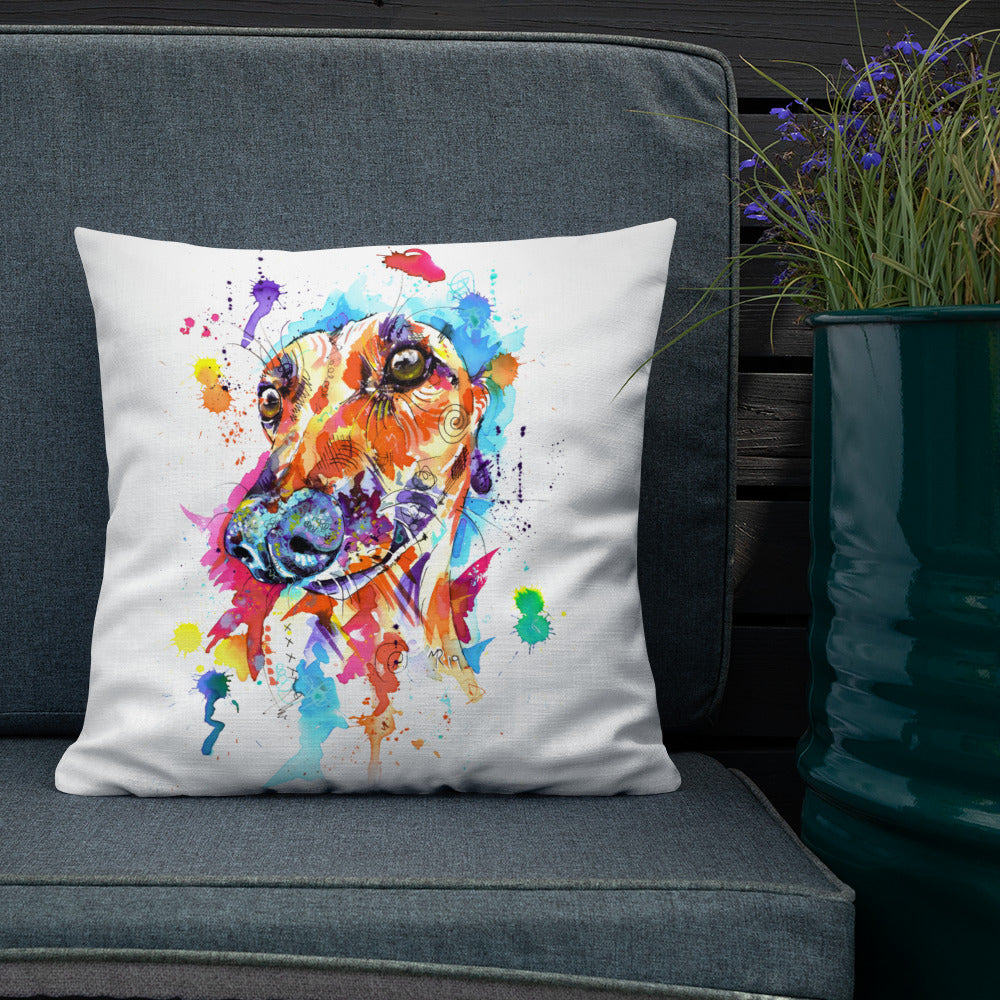 Greyhound & Whippet Cushion