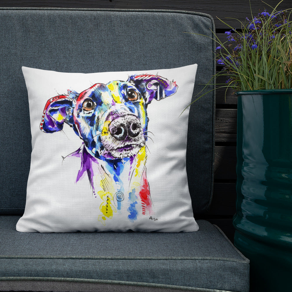 Greyhound & Whippet Cushion