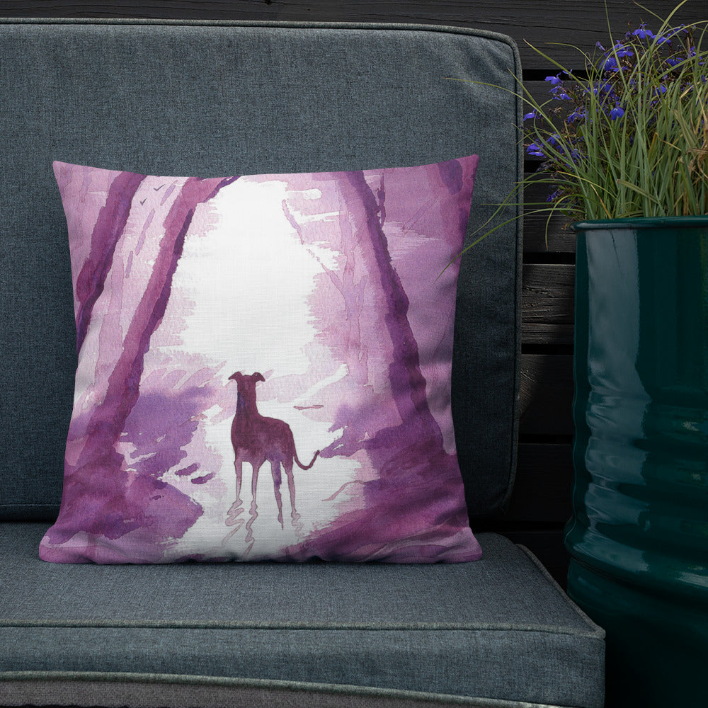 Greyhound & Whippet Cushion