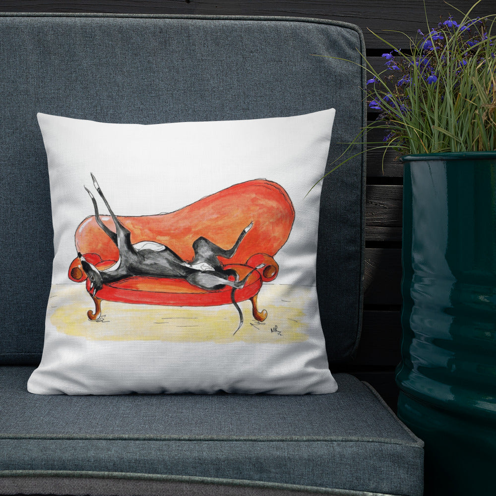 Greyhound & Whippet Cushion