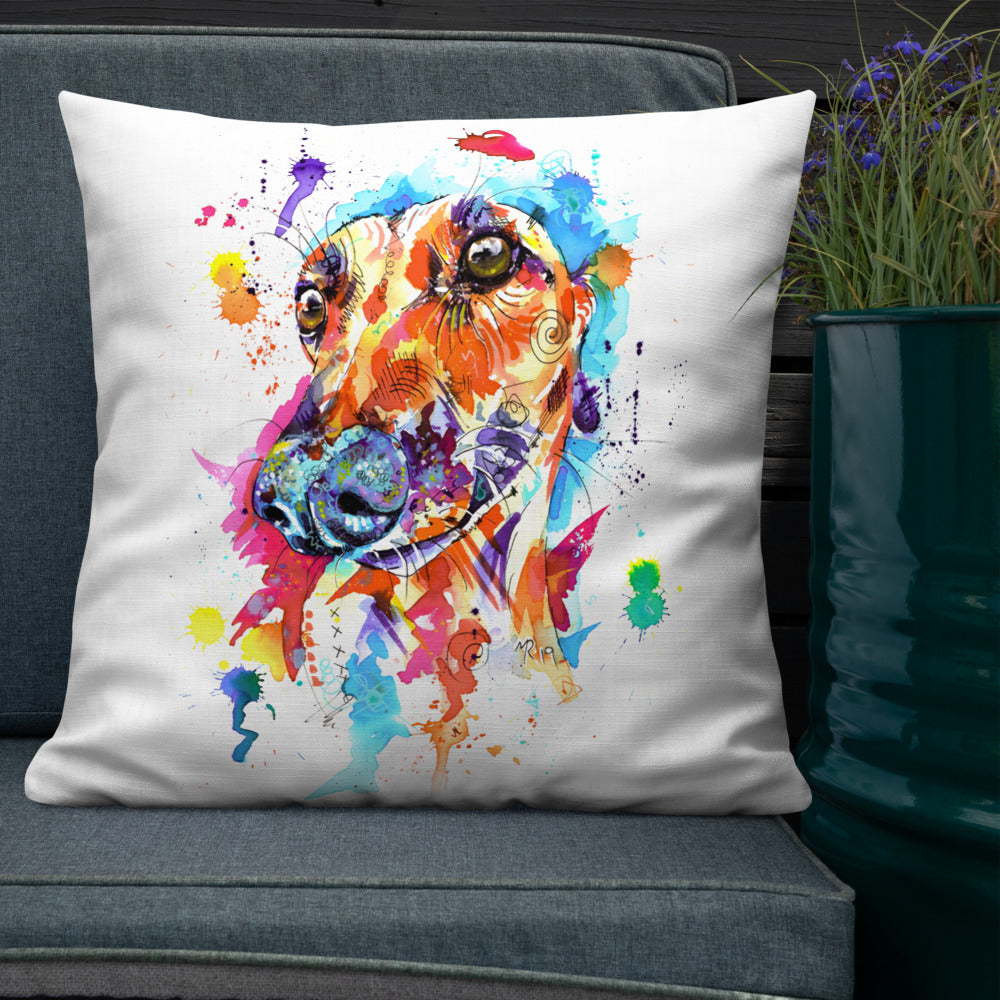 Greyhound & Whippet Cushion