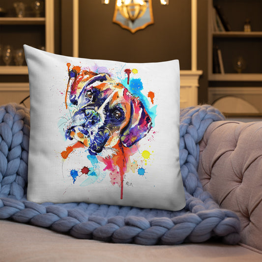 Boxer Dog Cushion