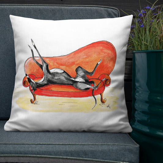 Greyhound & Whippet Cushion