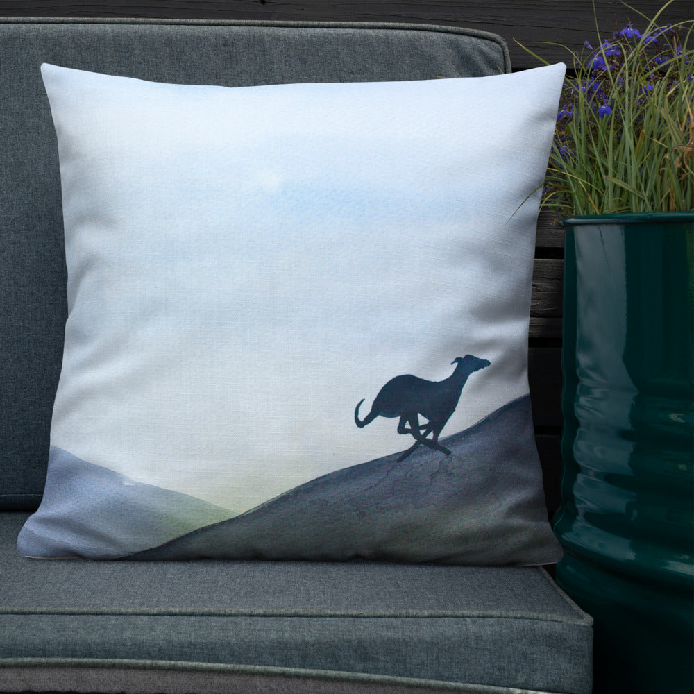 Greyhound & Whippet Cushion