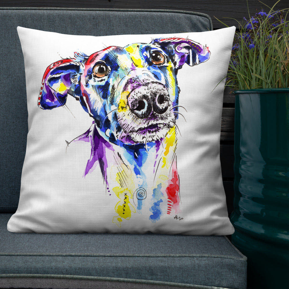 Greyhound & Whippet Cushion