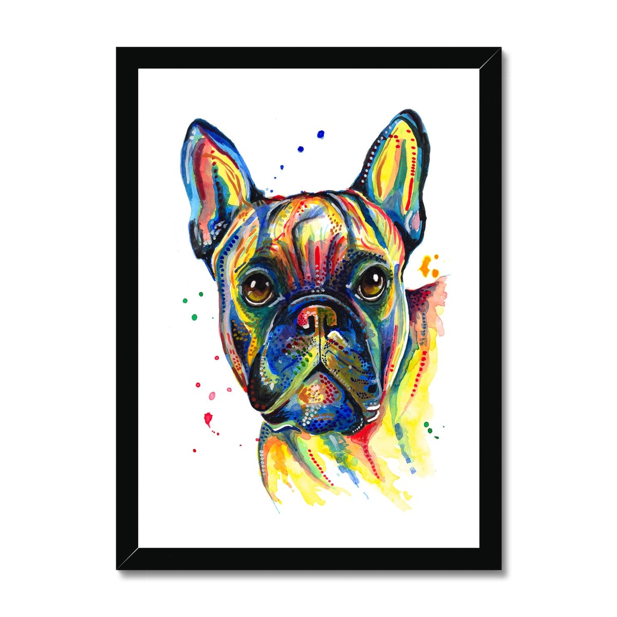 French Bulldog framed Print