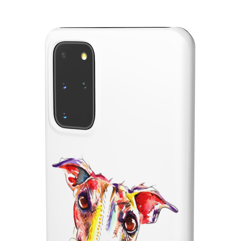 Greyhound Snap Phone Cases - 'Roxy'