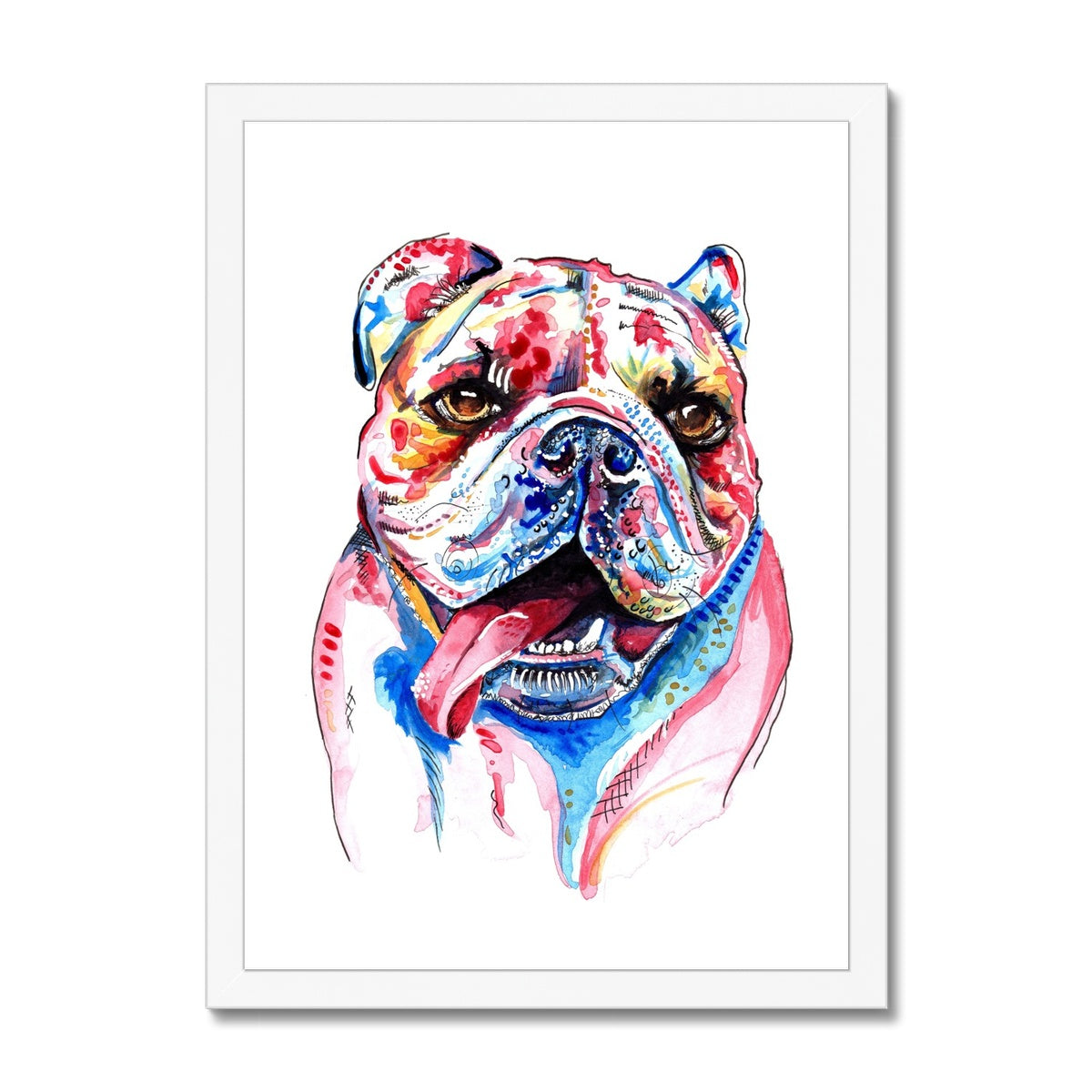 British Bulldog Framed Print